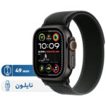 ساعت هوشمند اپل مدل Ultra 2 Black Titanium Case Trail Loop 49mm