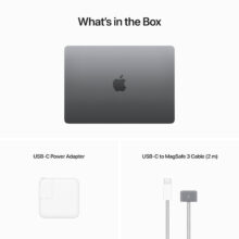 لپ تاپ 13.6 اینچی اپل مدل MacBook Air MC7U4 2022 LLA-M2-16GB RAM-256GB SSD