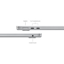 لپ تاپ 13.6 اینچی اپل مدل MacBook Air MC8P4 2024 LLA-M3-24GB RAM-512GB SSD
