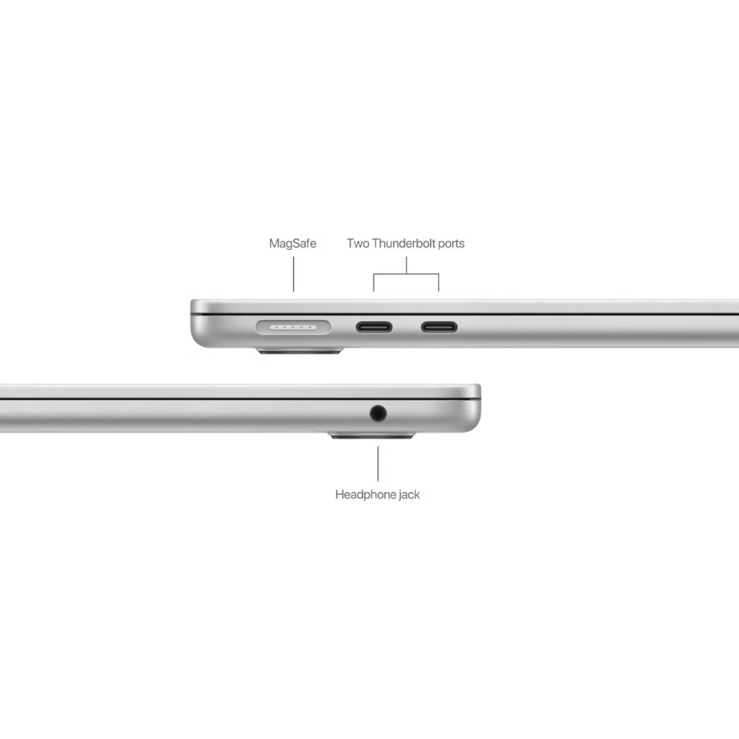 لپ تاپ 13.6 اینچی اپل مدل MacBook Air MC8P4 2024 LLA-M3-24GB RAM-512GB SSD