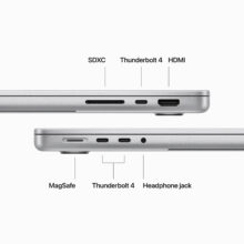 لپ تاپ 14.2 اینچی اپل مدل MacBook Pro MRX63 2023 LLA-M3 Pro-18GB RAM-512GB SSD